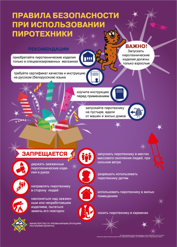 Правила использования пиротехники